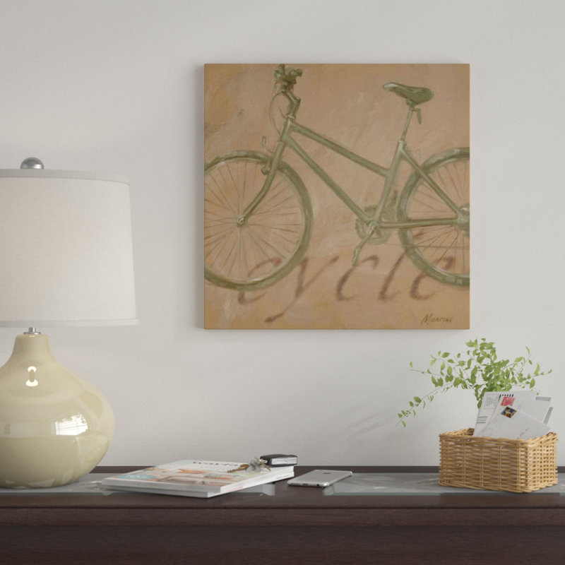 «Cycle», reproduction sur toile, H 12 po x l 12 po x P 1,5 po, Pas de tapis, Toile tendue