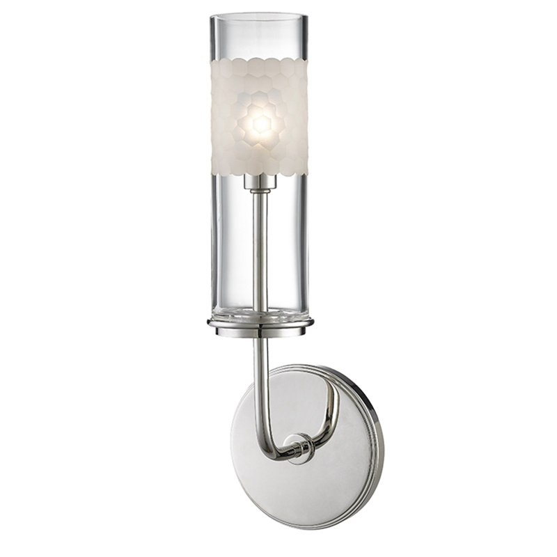 Wentworth 1 - Light Armed Sconce, Polished Nickel