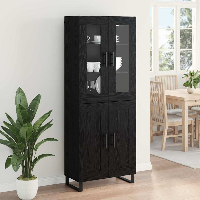 69.5cm Sideboard, Black Oak