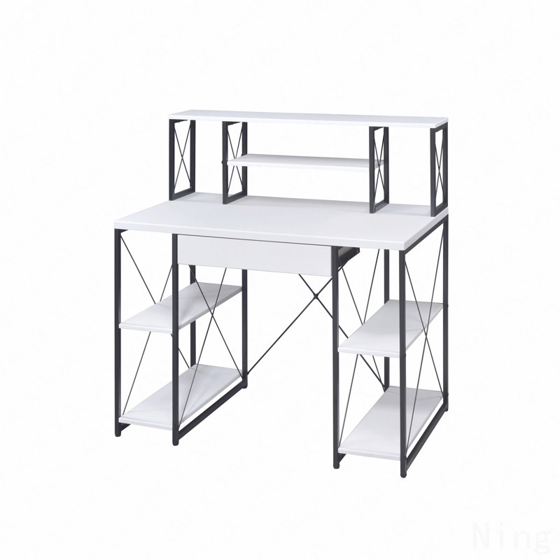 All Purpose White Finish Writing Desk, White