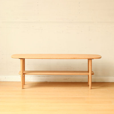 Solid Wood Top Plate Desk Coffee Table by BASAT