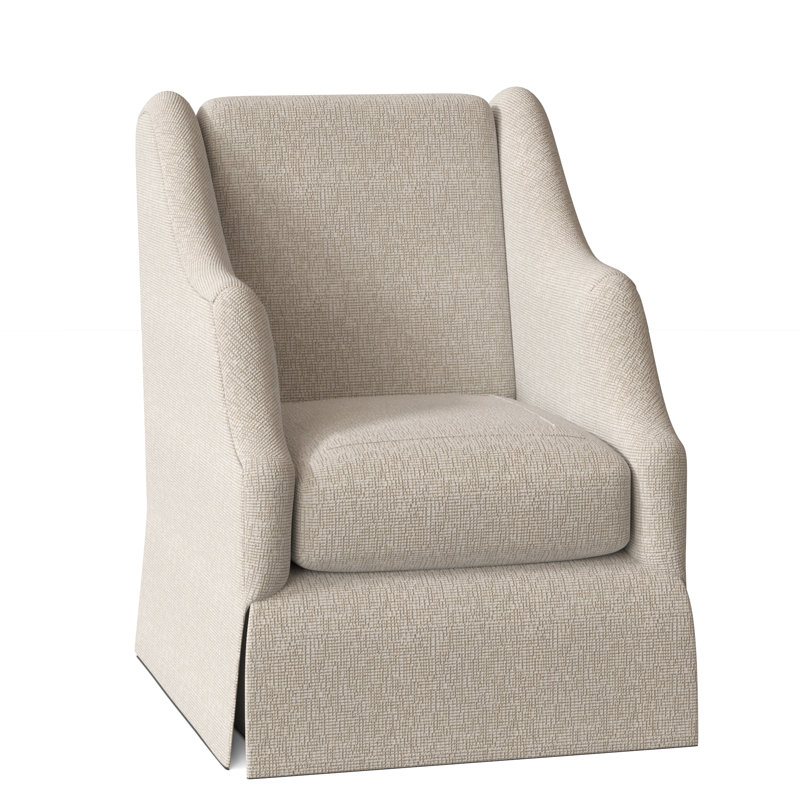 Fauteuil à coussin bas 27,5 po Claudette, Bleu royal structurel