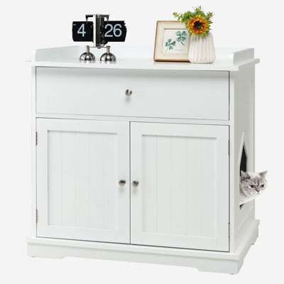 Mahan Wood Litter Box Enclosure