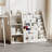 Solid Wood Montessori 7-Tier Freestanding Bookcase & Toy Storage Organizer-1261204439