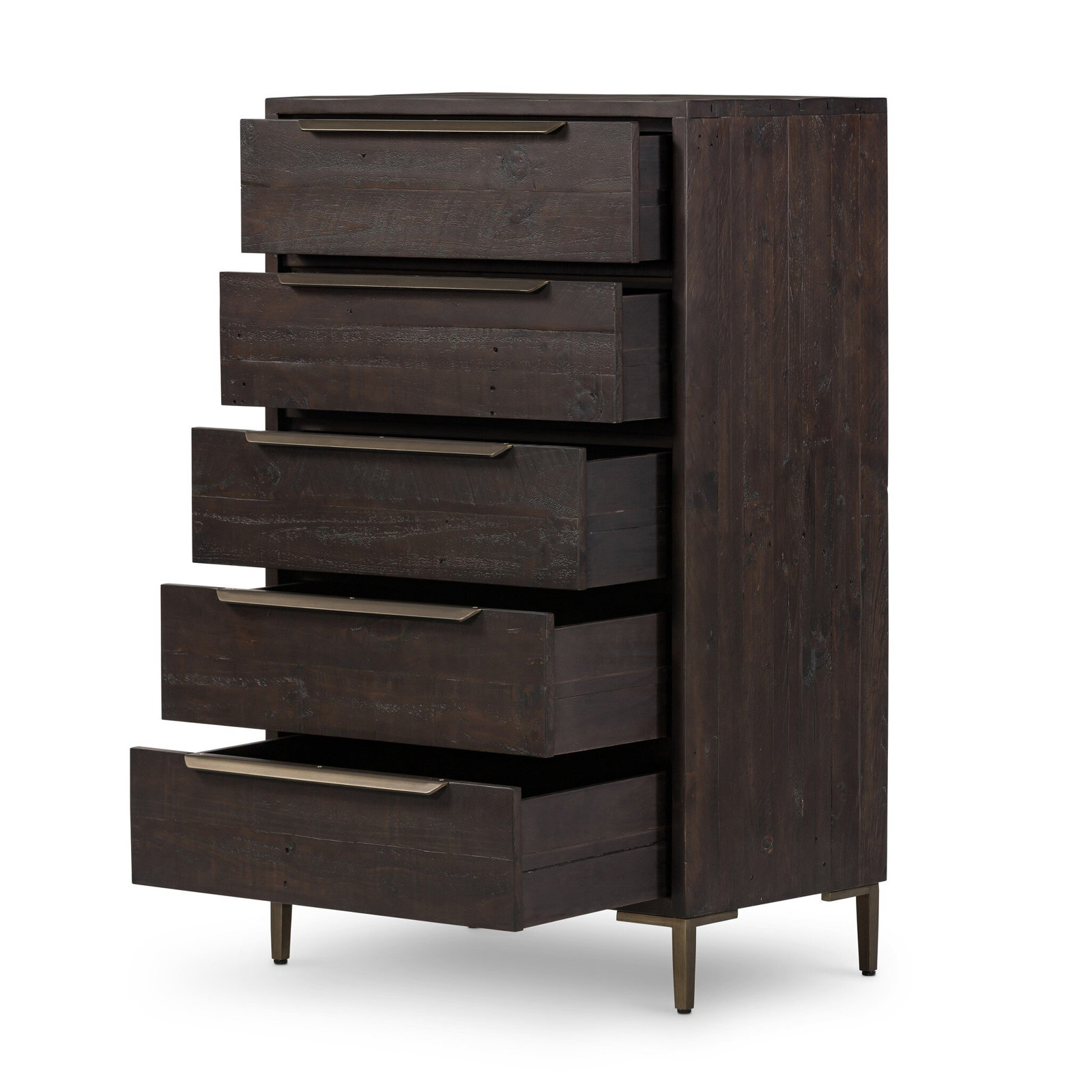 Wyeth 5 Drawer Dresser-Dark Carbon