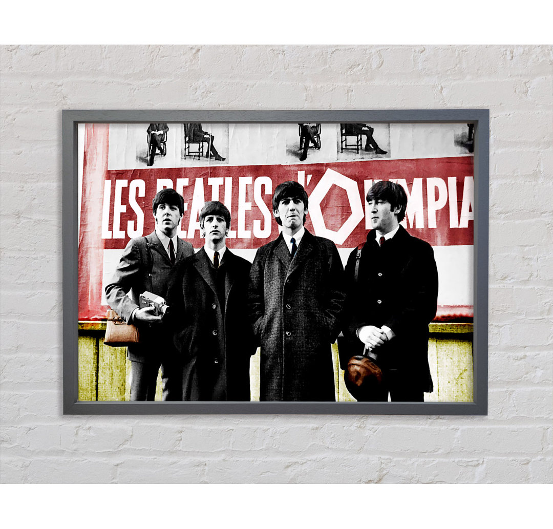 Die Beatles in Liverpool - Einzelbildrahmen Kunstdrucke auf Leinwand