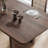 79" Walnut Wood Square Bar Table