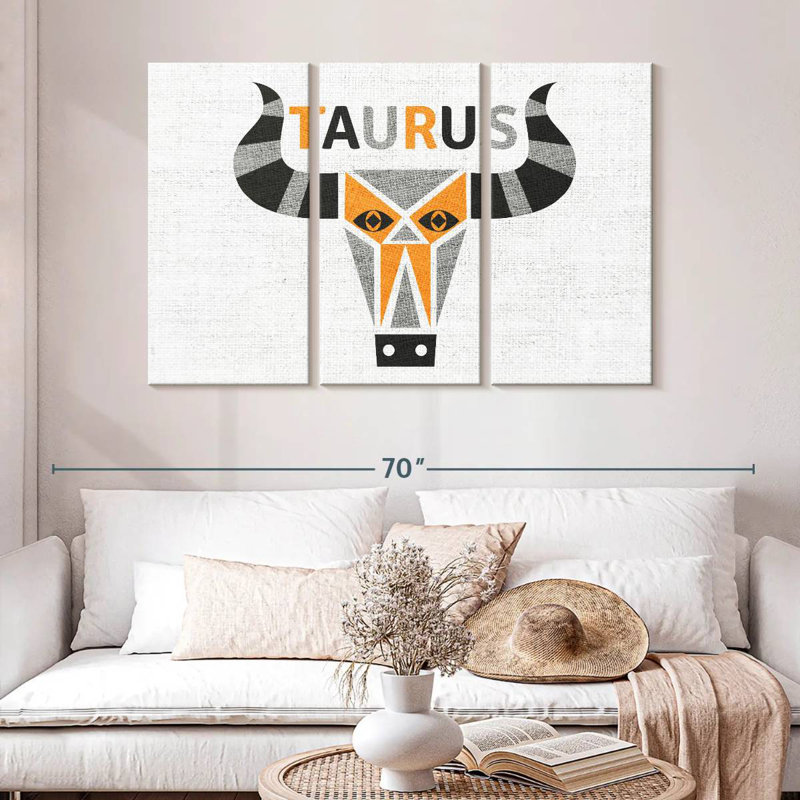 Adella Taurus, 32" H x 50" W