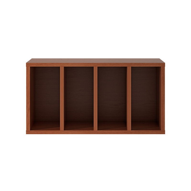 Modern Wooden Bookcase With Storage Cabinet