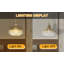 Lustre suspendu 11,75 "Dia X 10" H
