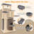 Multi-Level Cat Tree With 3-Storey Cat Condo
