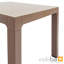 4 - Person Plastic Patio Dining Set Square Table