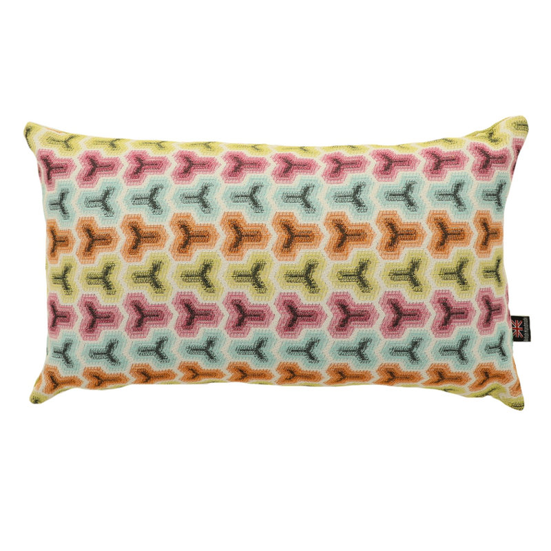 Braid Geometric Rectangular Cushion