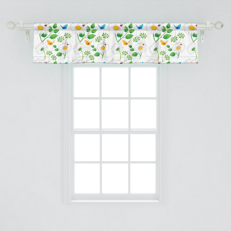 Ensemble de 2 coccinelles sur camomille Ambesonne, L 42 po x L 18 po