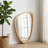 20"x30" Irregular Solid Wood Frame Decorative Mirror-10504432