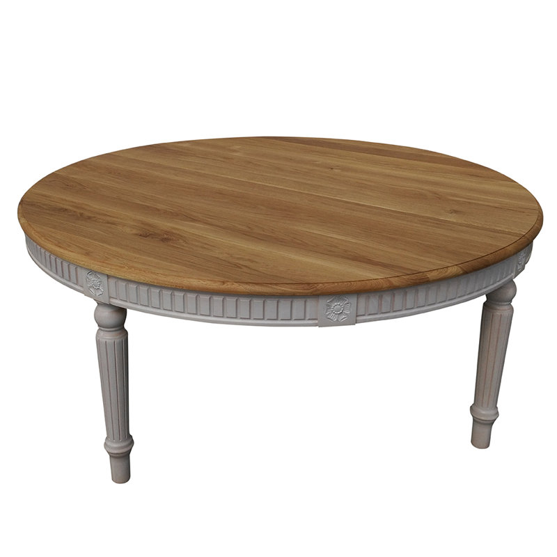 Round Solid Wood Dining Table