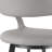 Gassville Modern Swivel Counter or Bar Height Barstool with Arms and Open Low Back in Iron Frame and Faux Leather-1118689917-1118689912