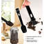 Ensemble de moulin à poivre et à sel électrique - USB rechargeable avec écran d'affichage et lumières DEL, capacité améliorée plus grande, grosseur réglable-107219590