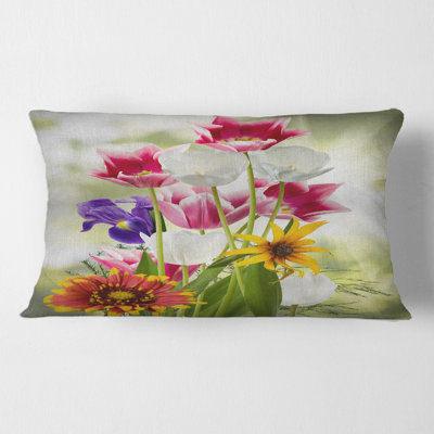 Floral Throw Pillow