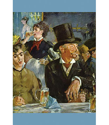 « cafe concert » par bain eduard manet, reproduction d’art
