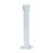 D3.5X15" Clear Glass Taper Candle Holder With Sculpted Column Design-1955695981