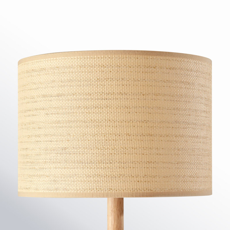 Lampe sur pied 58 po Phipps, Naturel, Naturel / Beige