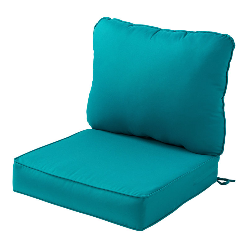 Coussin de chaise d'extérieur Lester, Paon