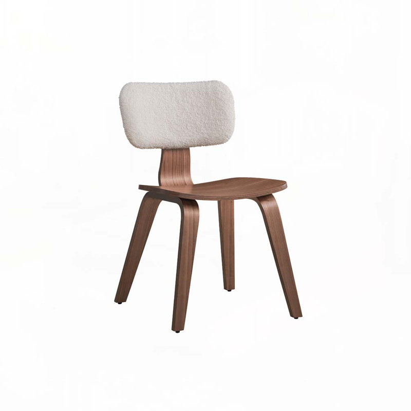 Ensemble de chaises de salle à manger rembourrées avec dossier rembourré Boucle
