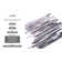 Waterfall Linear Glass And Metal Mosaic Tile