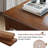 Solid Wood Desk with Drawers - 39 X 16 Inch Vintage Narrow Computer Desk, Home Office Desk, Mid Century Modern, Rubber Wood Study Table, Small Writing Desk For Bedroom|Small Spaces - Walnut Color-884302603-884302607