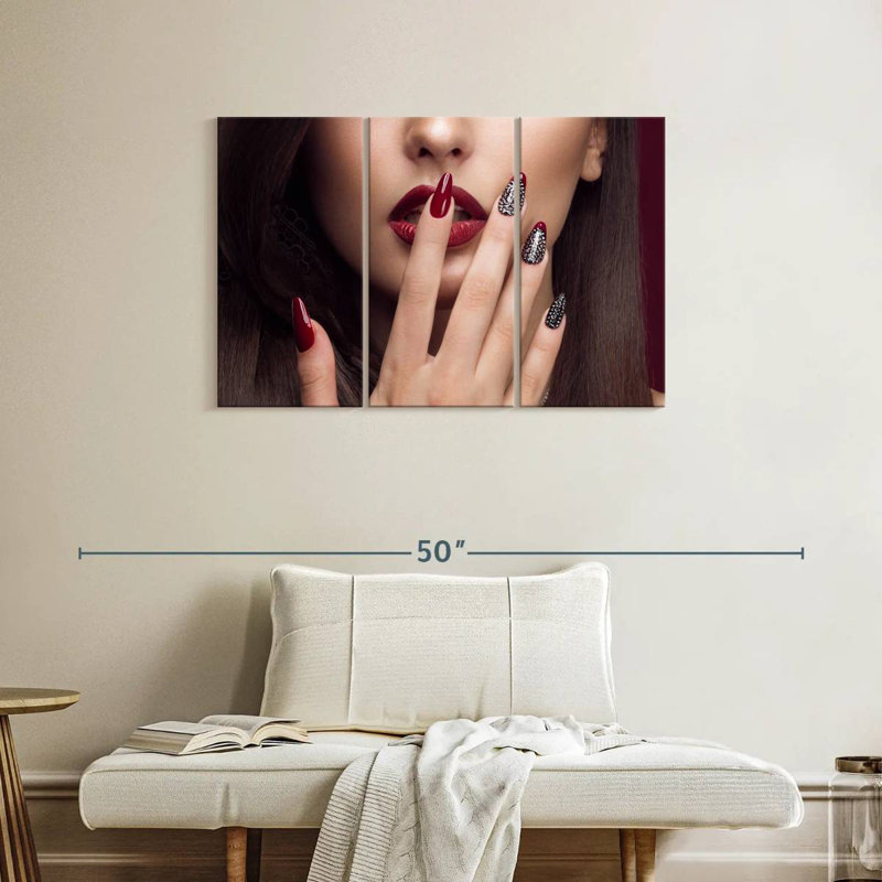 Clous rouges Shogueworth Vogue, H 24 po x l 38 po