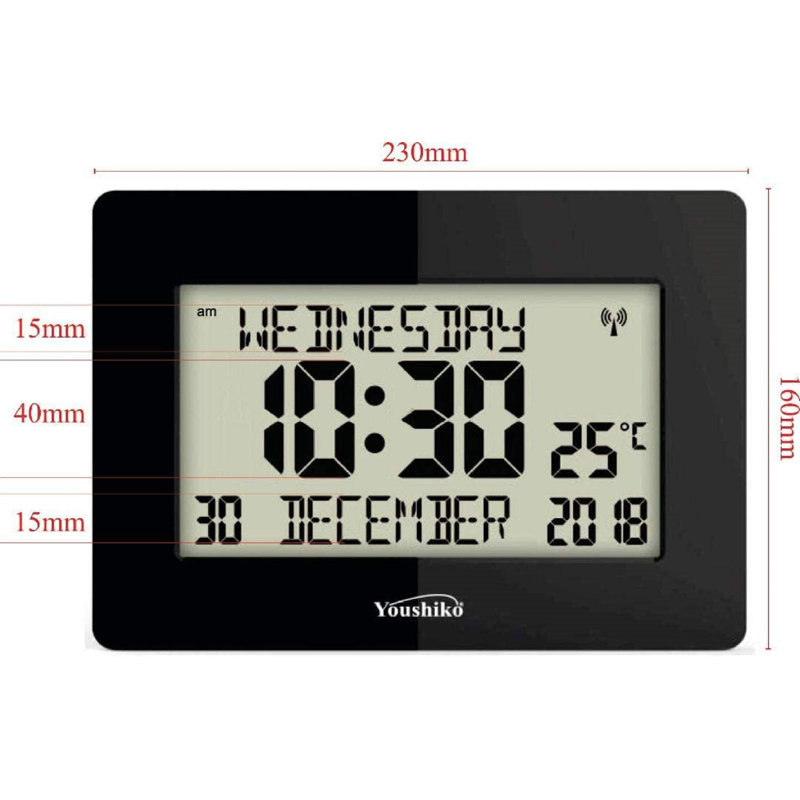 Wall Clock, Black