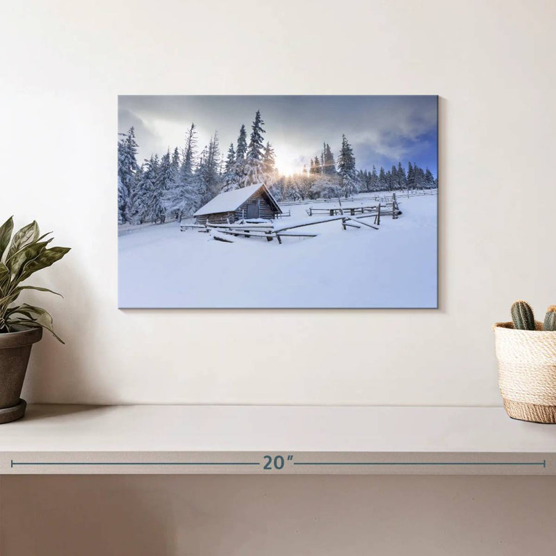 Lilie Old Winter Barn, 8" H x 12" W
