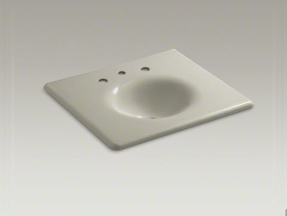 Iron Impressions 26" Single Bathroom Vanity Top, Sunlight, Sunlight, 8'' Widespread