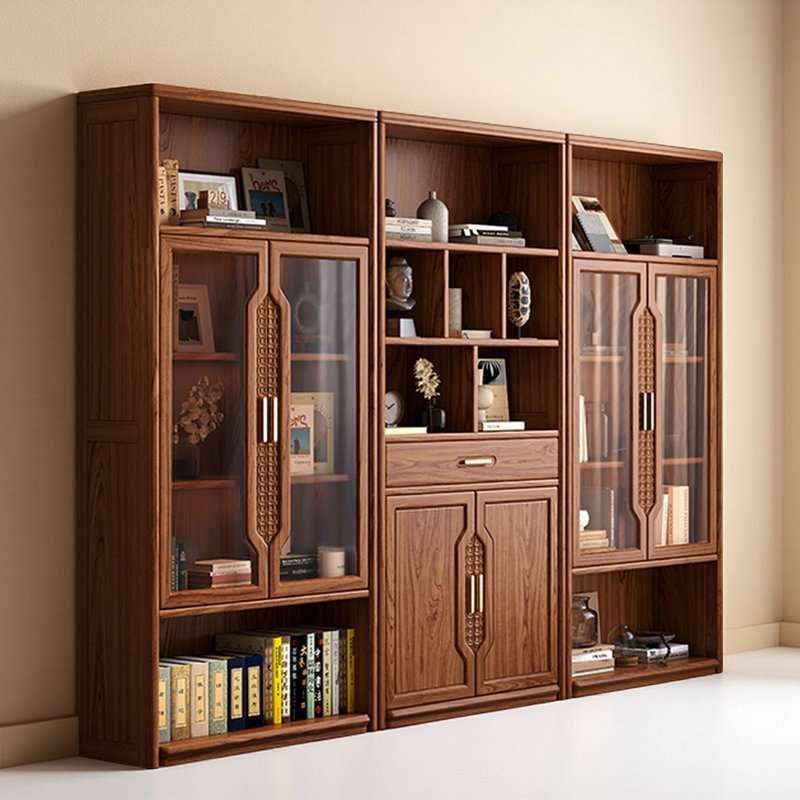 Bibliothèque sur pied en bois