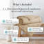 Couette alternative au duvet Vilano de Southshore Fine Linens, 240 g/m², en microfibre doublement brossée, grande taille toutes saisons, avec piquage en carreaux, bords passepoilés et attaches aux coins, couleur taupe (grand lit/très grand lit)-2145475997-2145475973