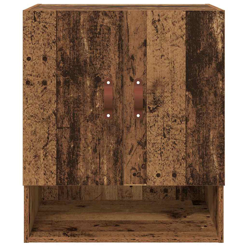 vidaXL Wall Cabinet Hanging Storage Cabinet Display Cabinet Engineered Wood, Old Wood