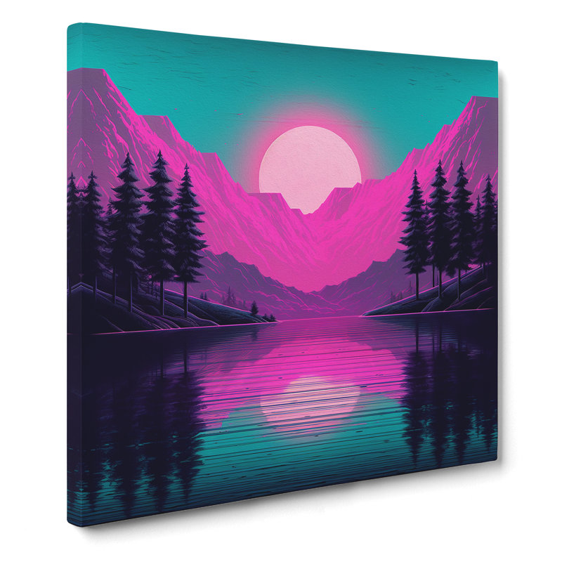 Modern Wall Art - Wrapped Canvas, 35cm H x 35cm W x 3cm D