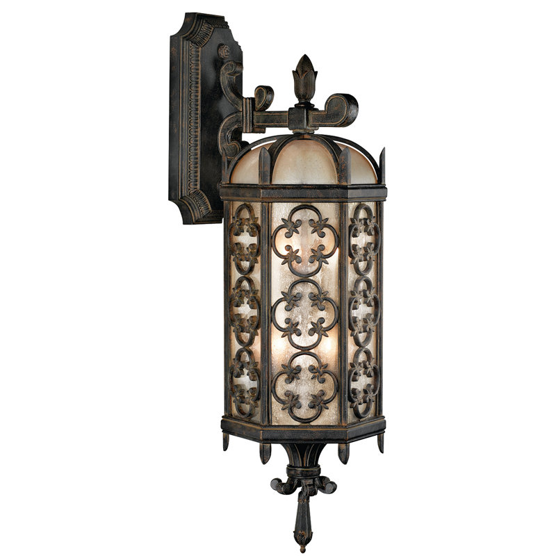 Costa Del Sol Outdoor Wall Lantern, 33” H x 11” W x 12” D