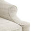 Fauteuil oscillant pivotant brun clair, rehaussant le confort Bras hauts et tissu ton sur ton