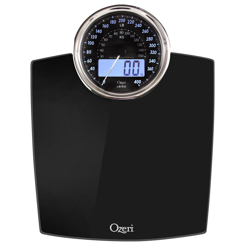 Ozeri Digital Bathroom Scale, Black