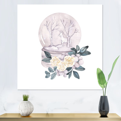Silhouette féminine et bouquet floral - reproduction d'art sur toile moderne38655