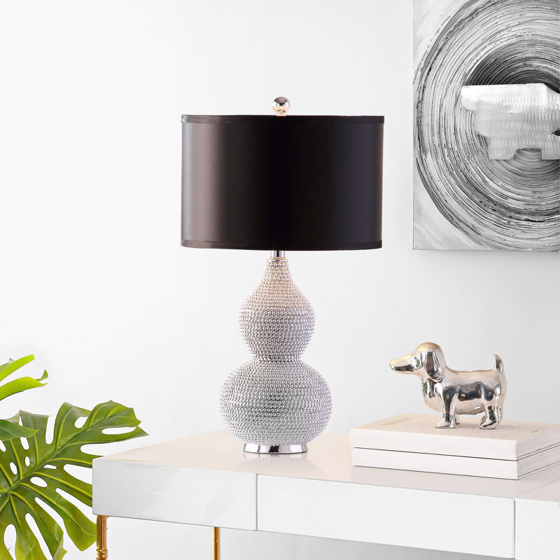 Chansler Resin Table Lamp, Black