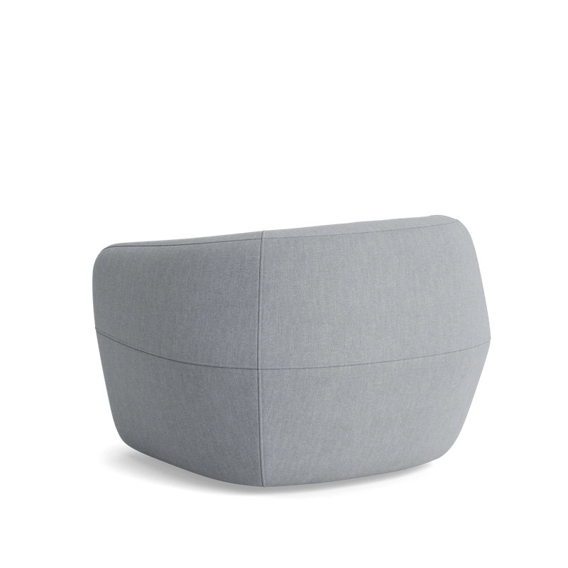 Elaine Swivel Chair, Performance Weave - Zinc