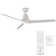 52" 3 - Blade Outdoor Smart Propeller Ceiling Fan with Light Kit with Selectable Colour Temperature Included