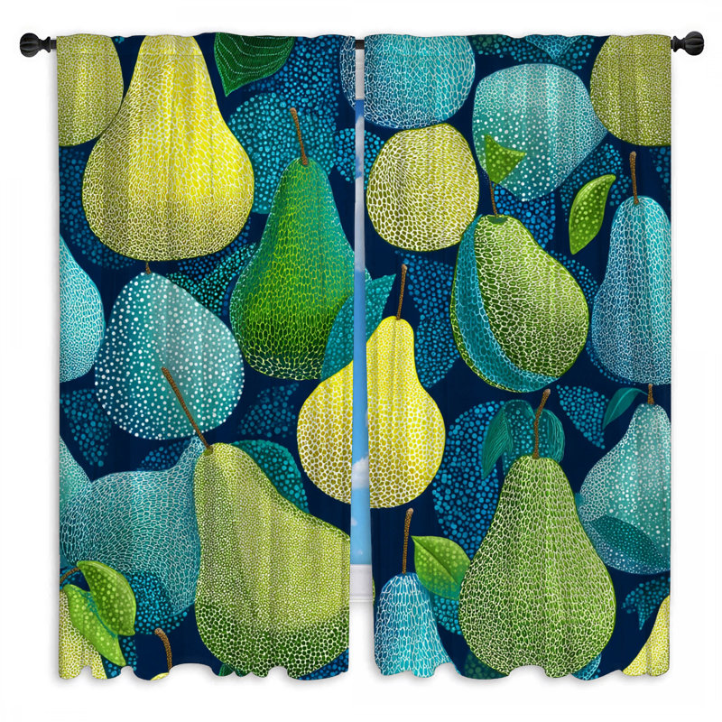 Rideaux obscurcissant Pears, 20in x 60in - 2 panels, Obscurcissement de chambre