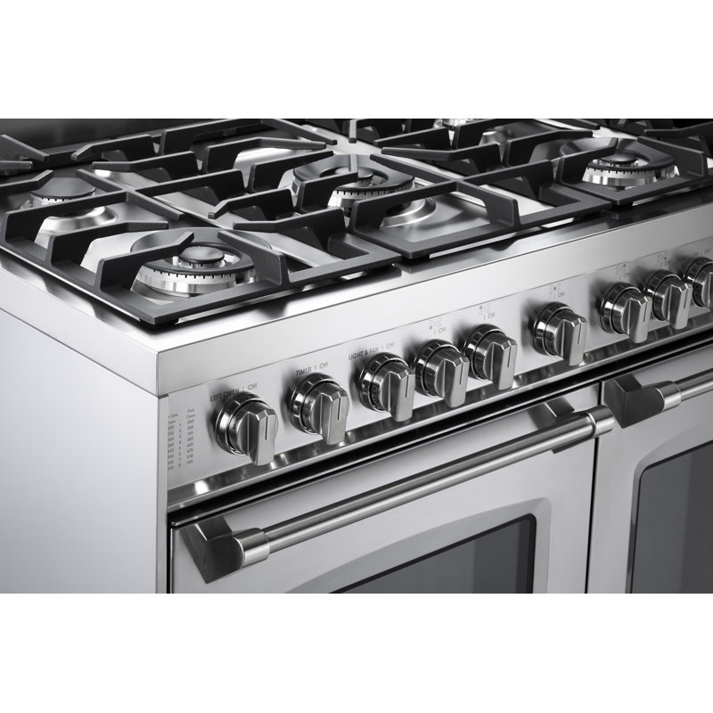 Prestige 36" Freestanding Gas Range with Convection Oven, Stainless Steel