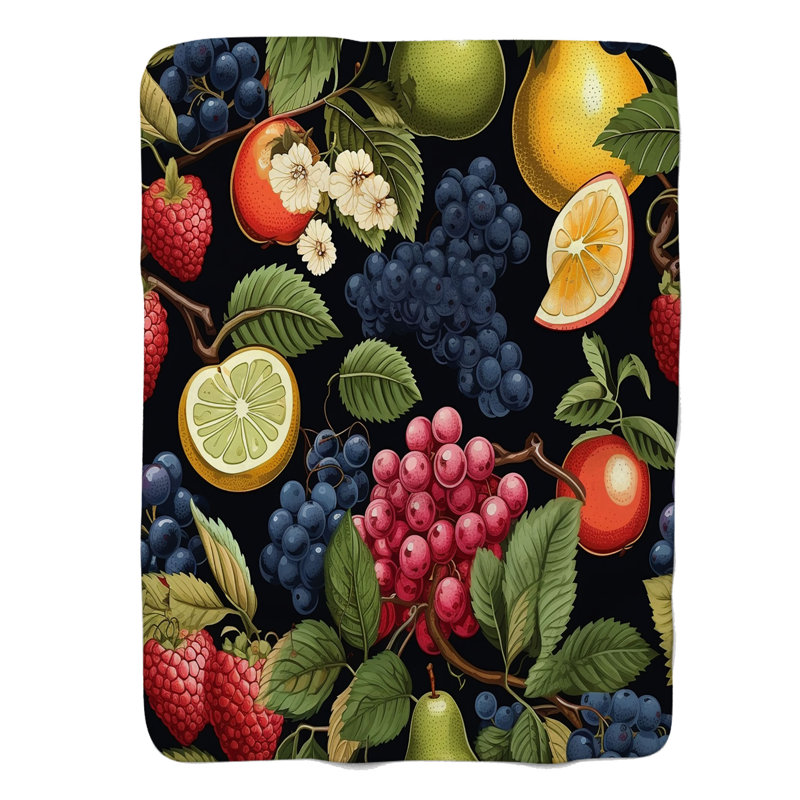 Citron Burst - couverture de qualité supérieure 1 pièce, Grand lit