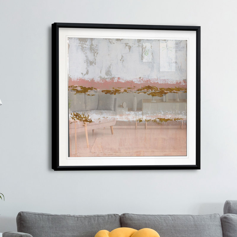 Sedona Sunrise - reproduction d'art, H 26,5 po x l 26,5 po x P 1,5 po, Cadre plastique noir