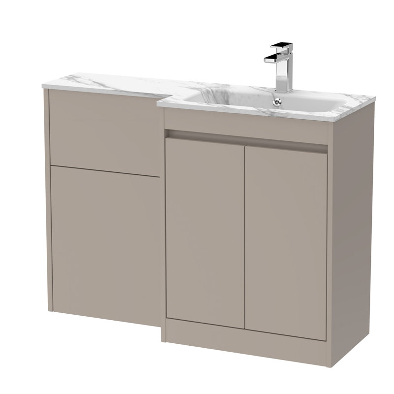 Havana 1110 mm Bathroom Vanity, Soft Linen